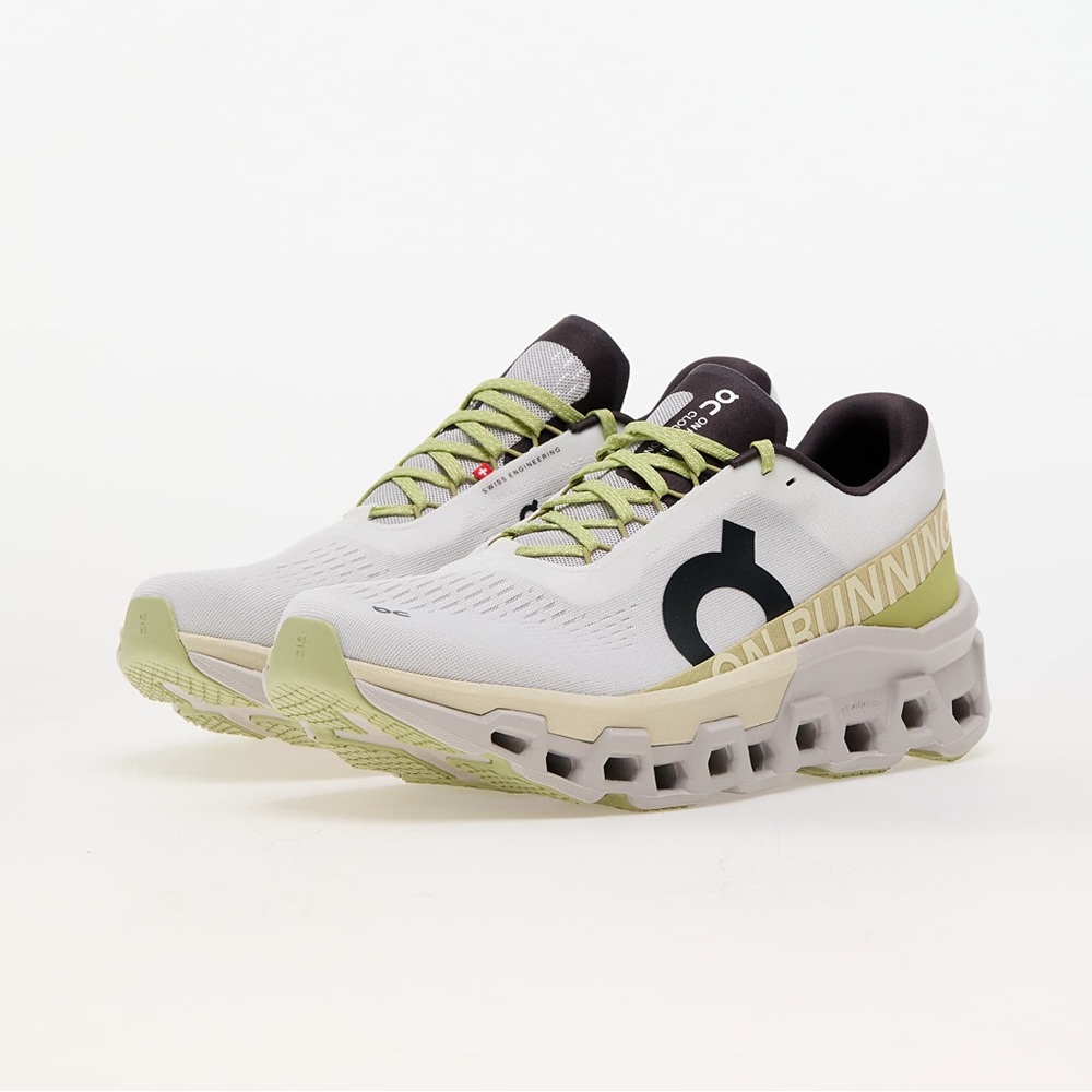 Men’s On Cloud Cloudmonster 2 Running Shoes Sneakers Undyed Zest Colorway EUC